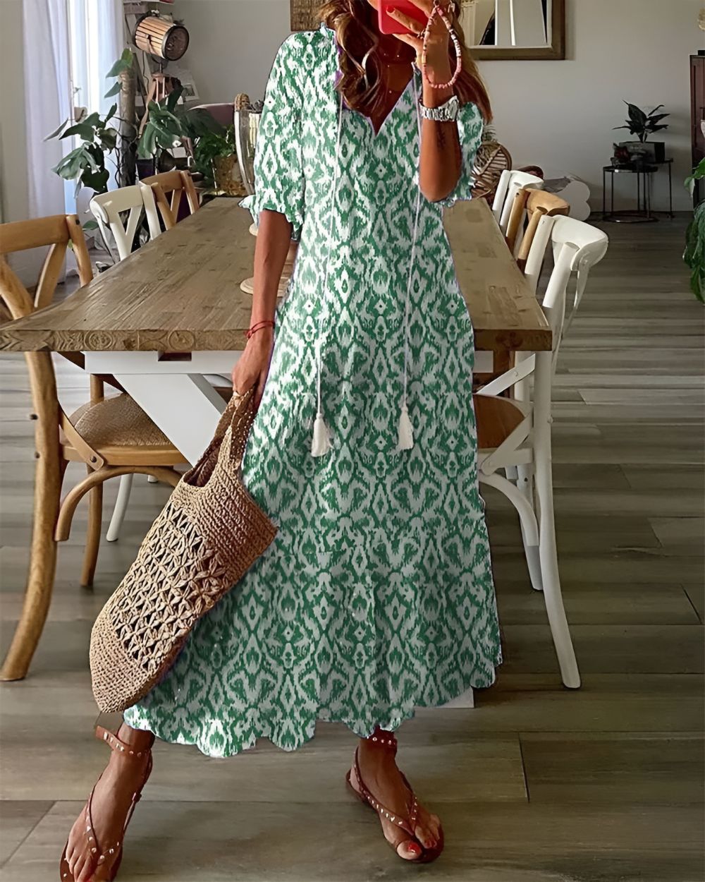 Sylvie | Bohemian Maxi Dress