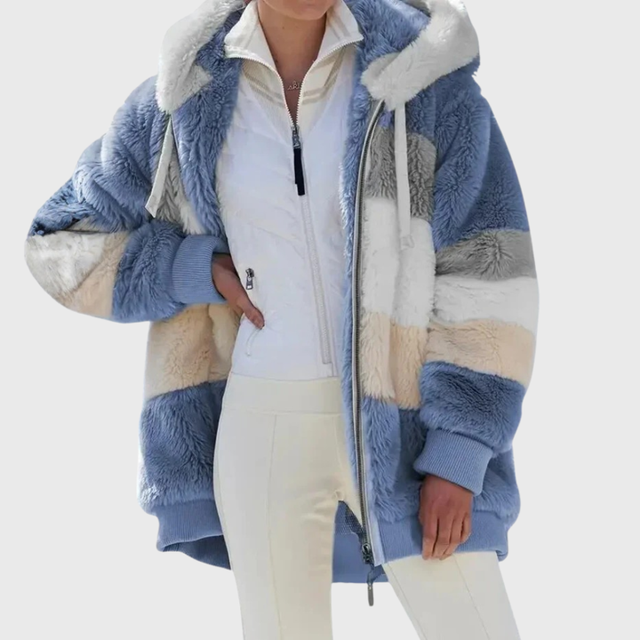 Sofia | Elegant Multicolour Warm Puffer jacket