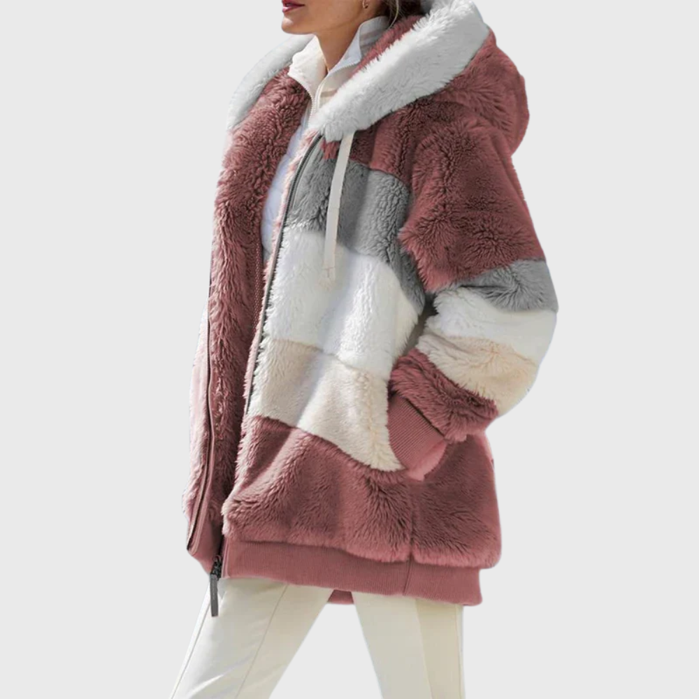 Sofia | Elegant Multicolour Warm Puffer jacket