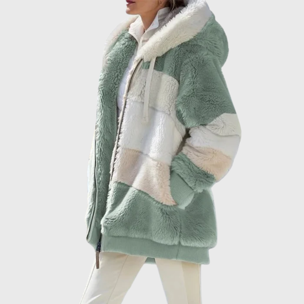 Sofia | Elegant Multicolour Warm Puffer jacket