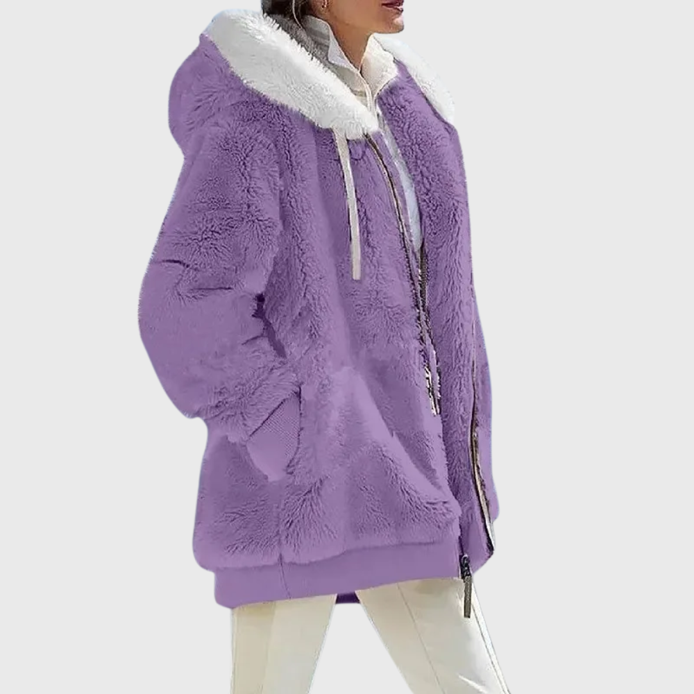Sofia | Elegant Multicolour Warm Puffer jacket