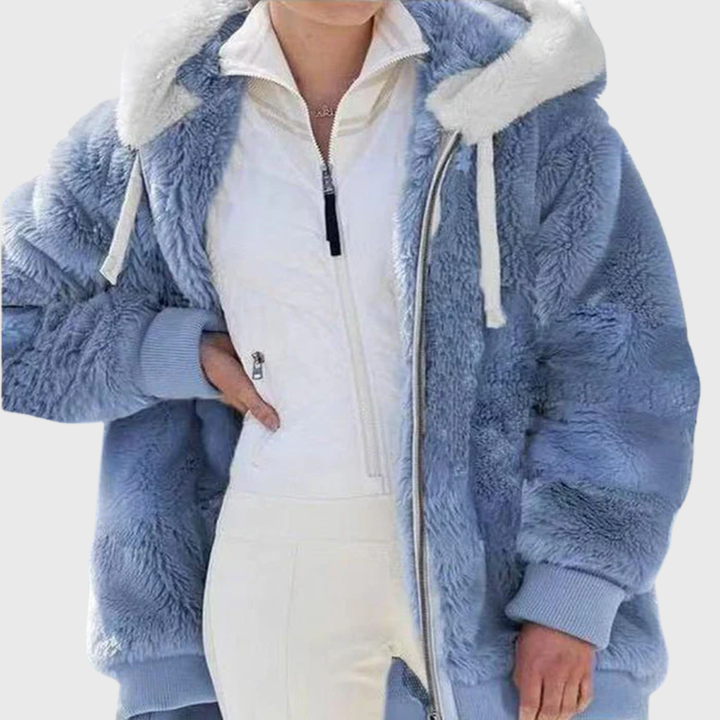 Sofia | Elegant Multicolour Warm Puffer jacket