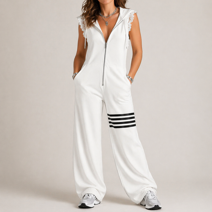 Verena | Sporty Hooded Jumpsuit