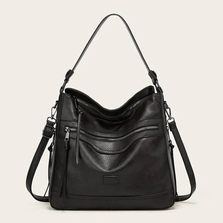 Selena | Classic Retro Zipper Shoulder Bag