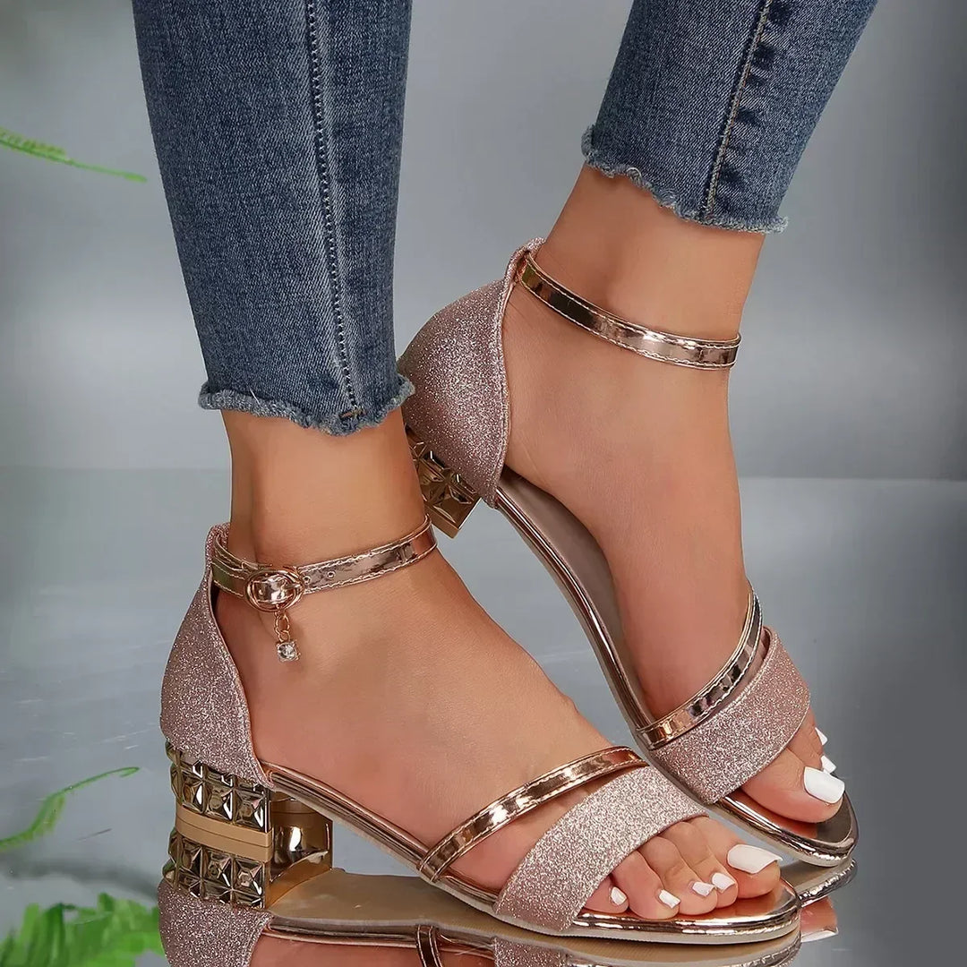 Heidi | Elegant Block-Heel Sandals