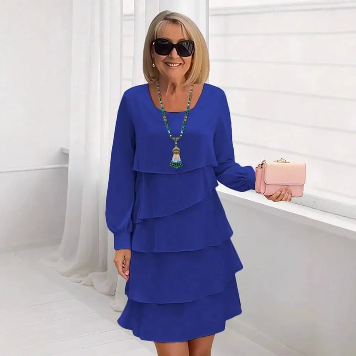 Margaret | Elegant Comfort Ruffle Dress