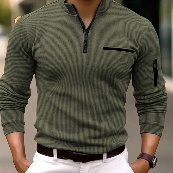 Logan | Classic Quarter Zip Jumper