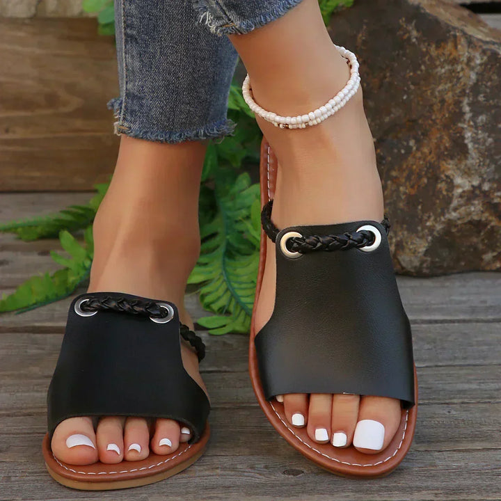 Luna | Elegant Braided Strap Sandal