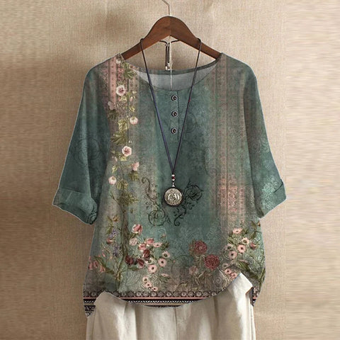 Raina | Casual Retro-Inspired Blouse