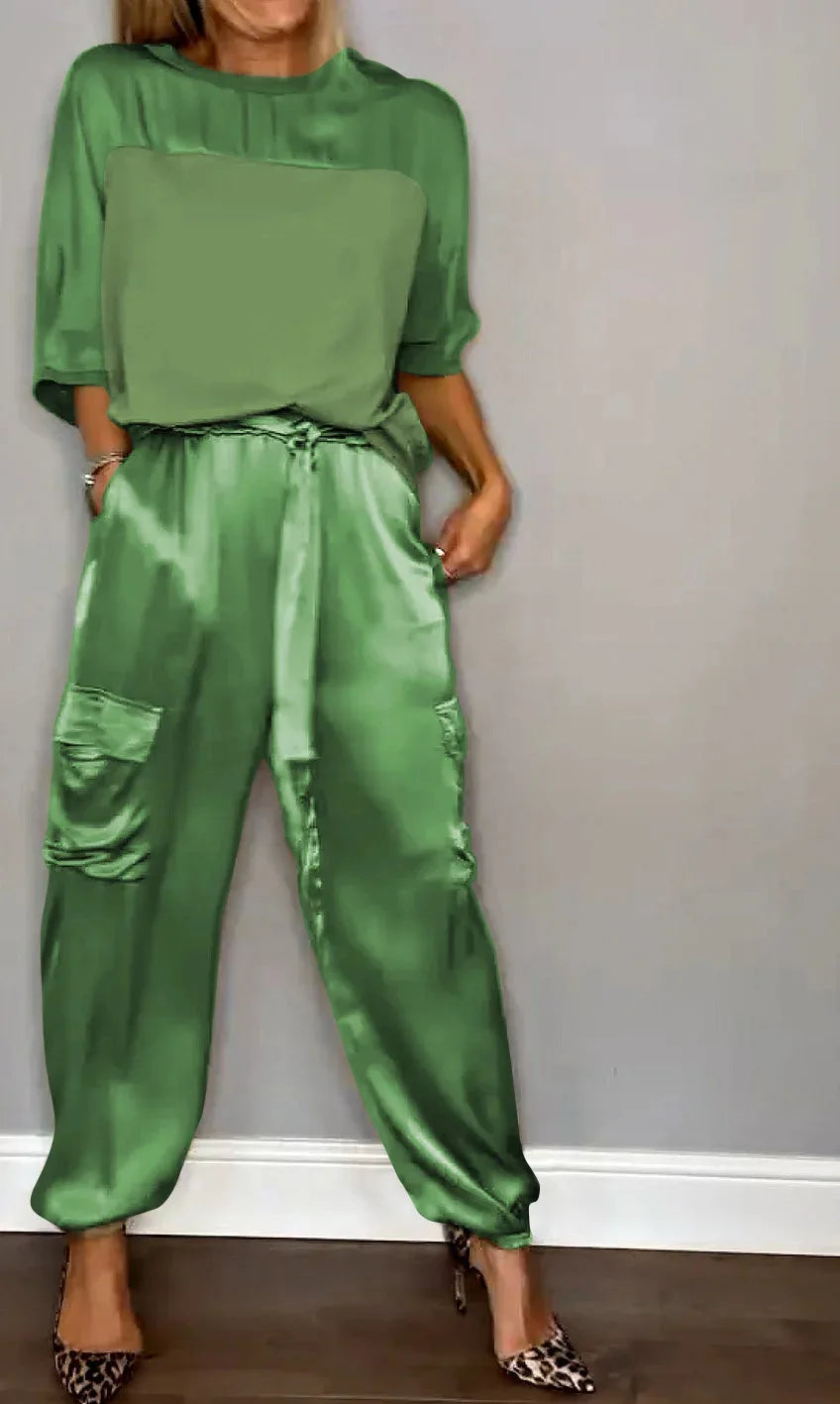 Averielle | Luxe Stylish Flowing Two Piece Set
