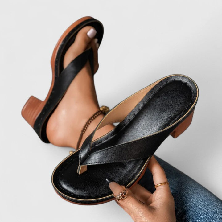 Adrienne | Timeless Block-Heel Sandals