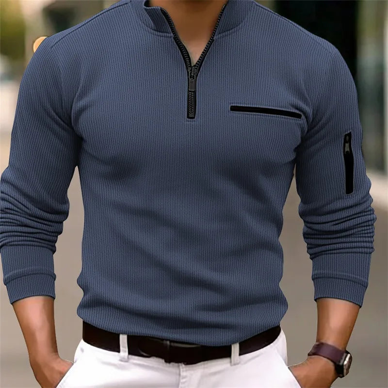 Logan | Classic Quarter Zip Jumper