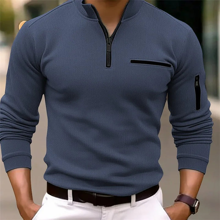 Logan | Classic Quarter Zip Jumper