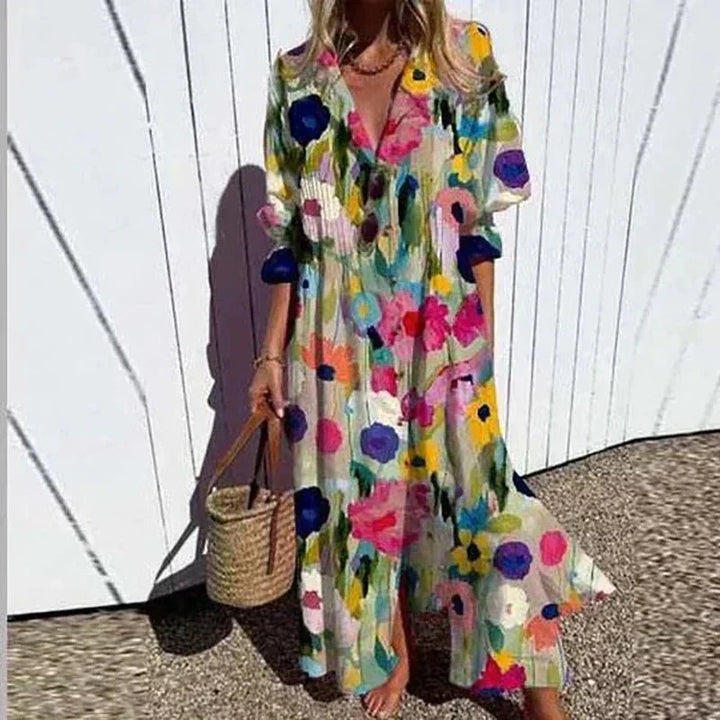 Rimmey | Elegant Wide Boho Dress