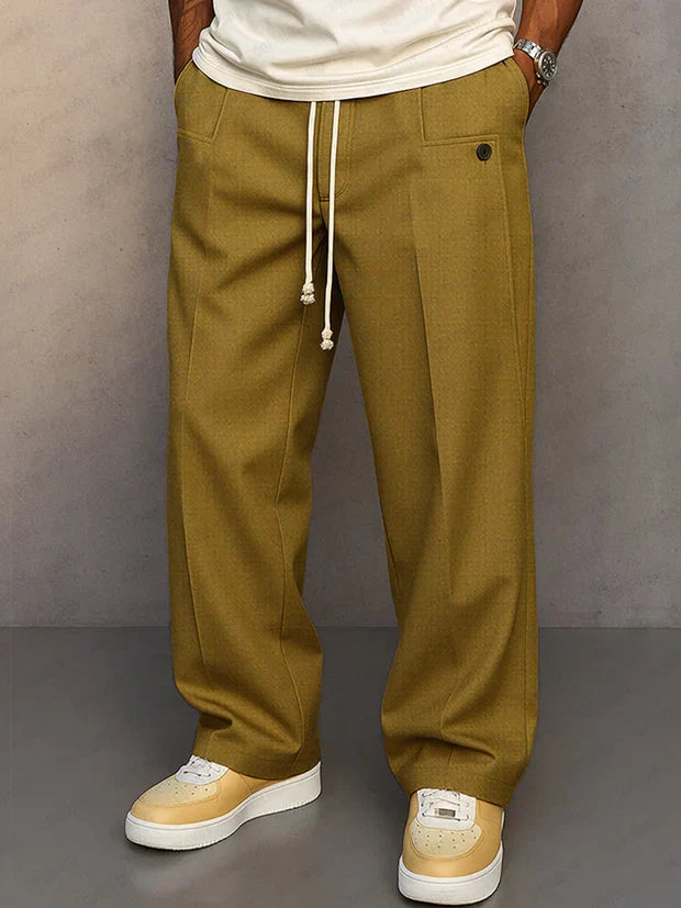 Adrian | Classic Adjustable Drawstring Trousers