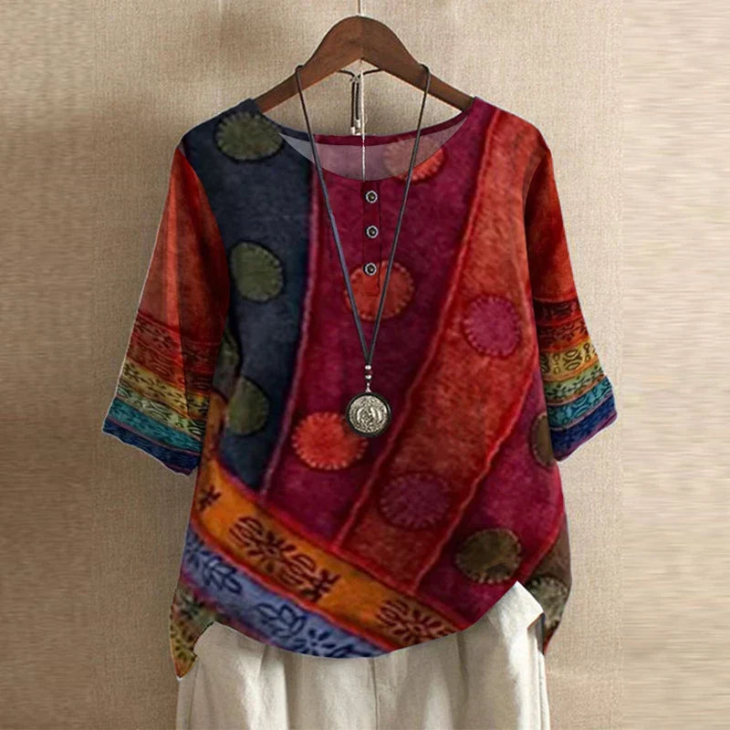 Raina | Casual Retro-Inspired Blouse