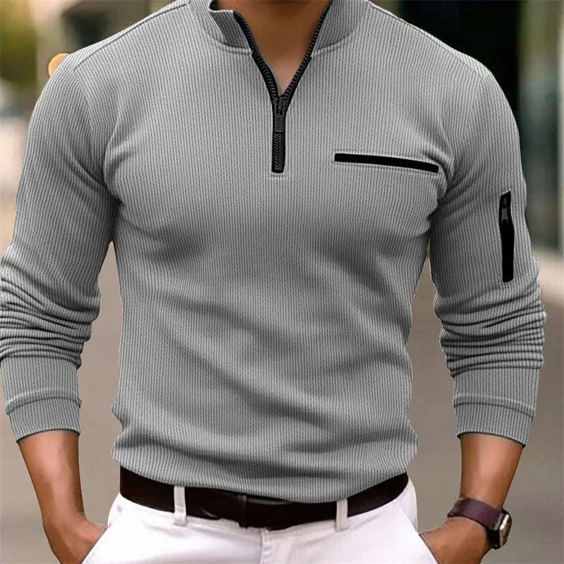 Logan | Classic Quarter Zip Jumper