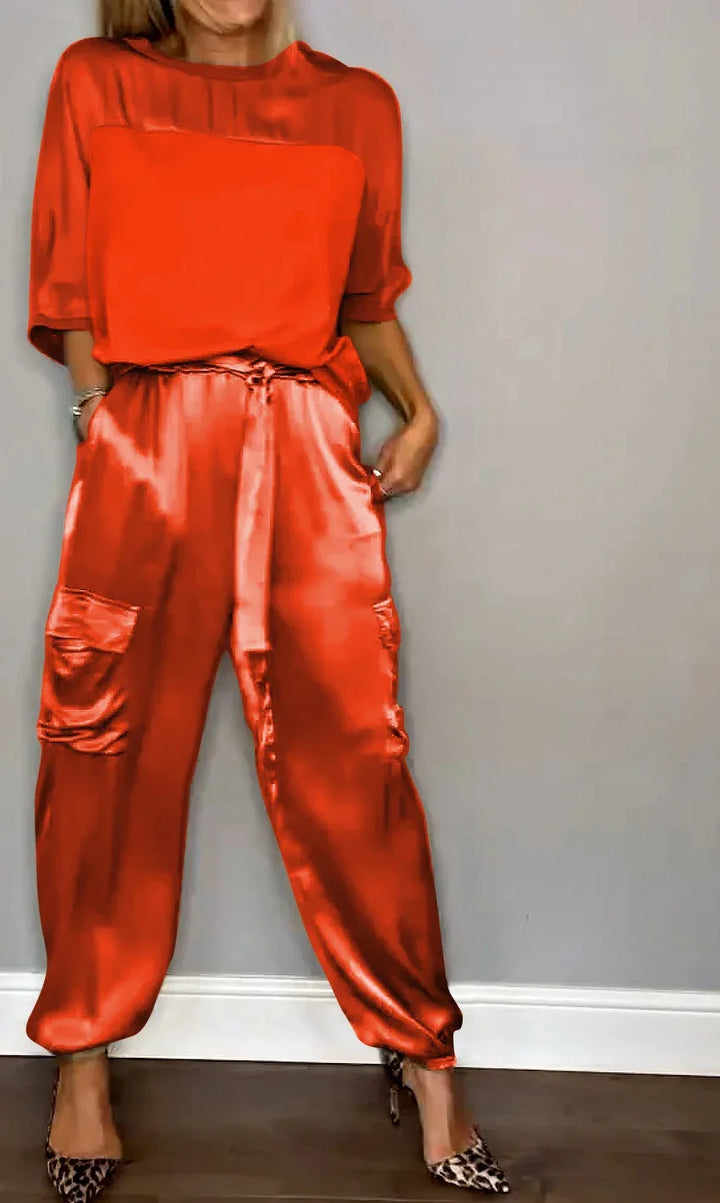 Averielle | Luxe Stylish Flowing Two Piece Set