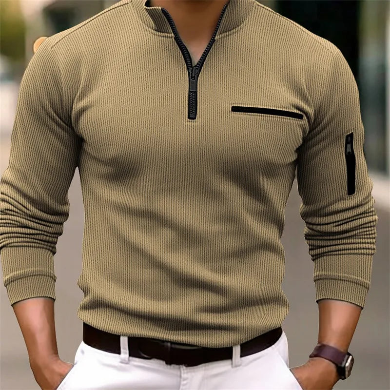 Logan | Classic Quarter Zip Jumper