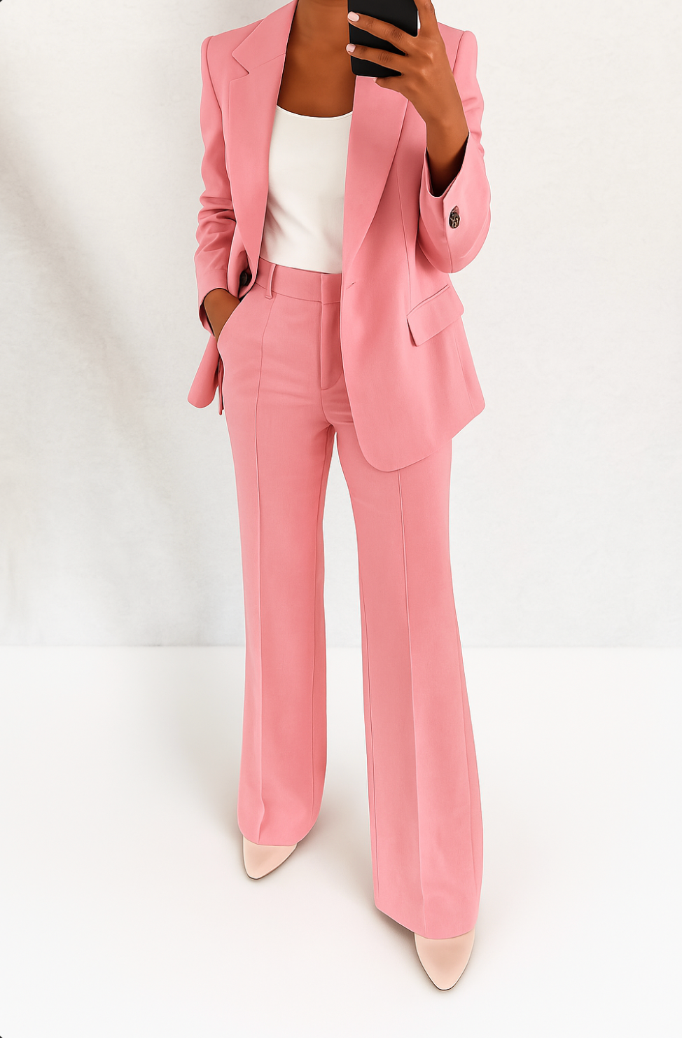 Ava | Chic Two-Piece Blazer &amp; Trouser Set