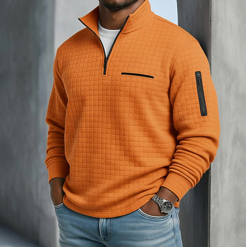 Beckham | Casual Long Sleeve Waffle Shirts