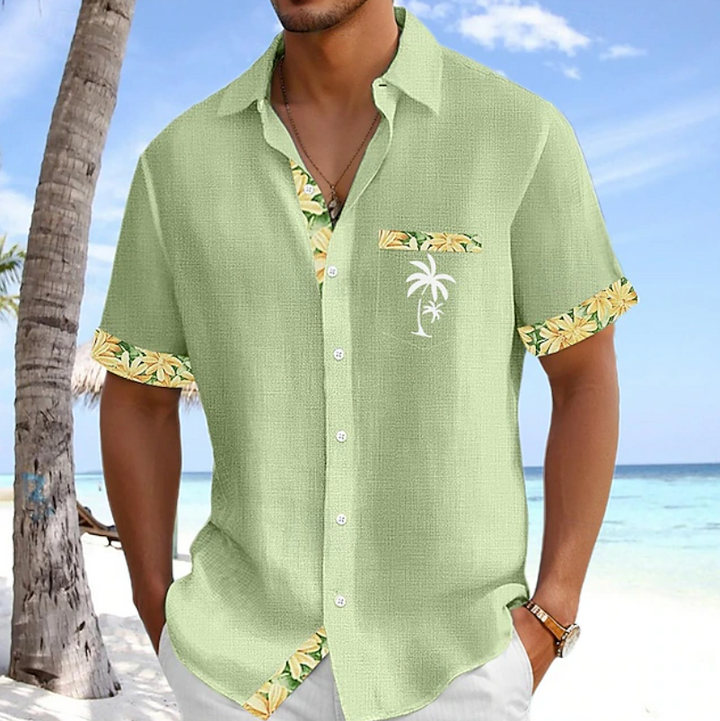 Everett | Tropical Relaxed Button Shirt