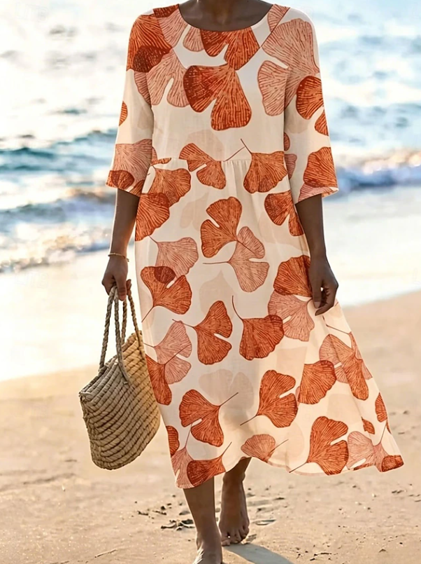Liorna | Stylish Floral Midi Dress