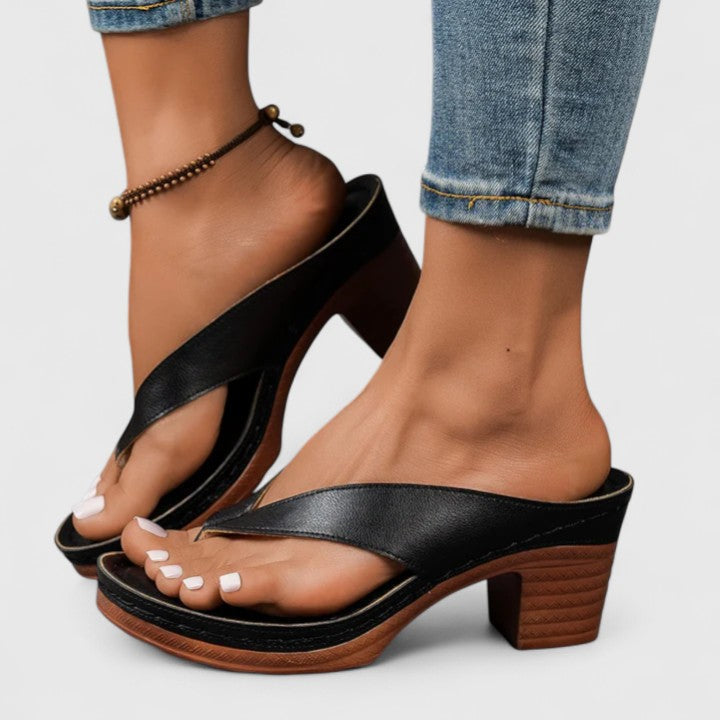 Adrienne | Timeless Block-Heel Sandals