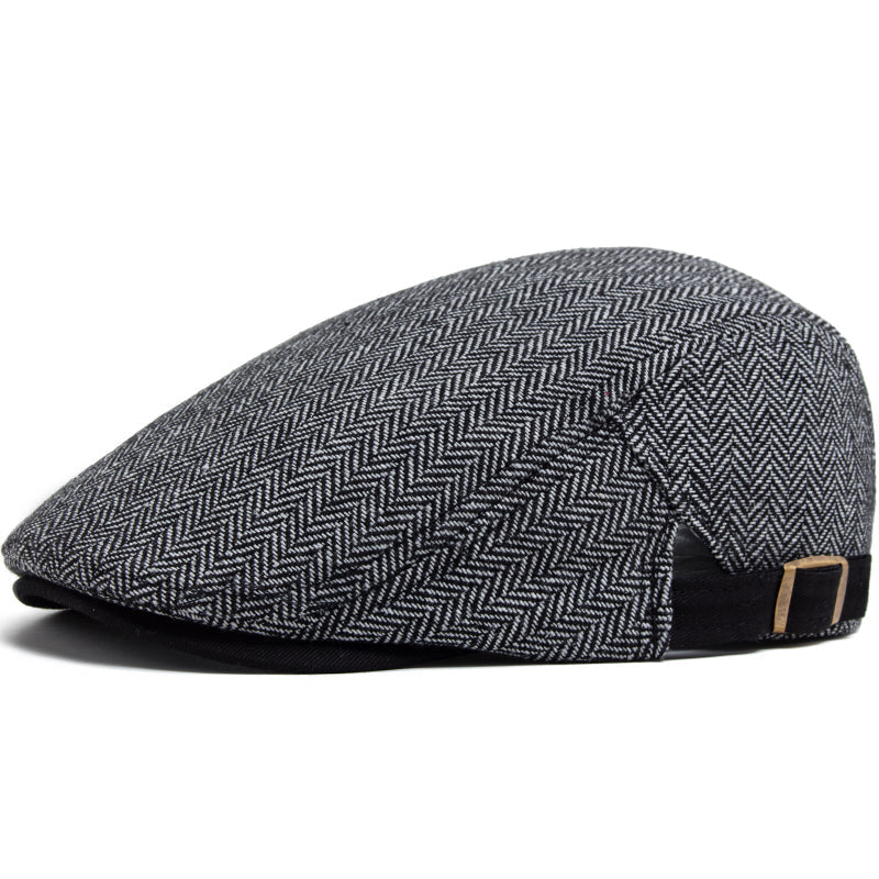 Adrian | Vintage Herringbone Driver Cap