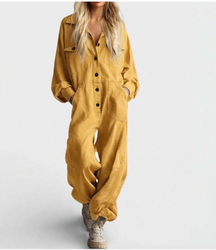 Sierra | Long-Sleeve Hoodie Jumpsuit