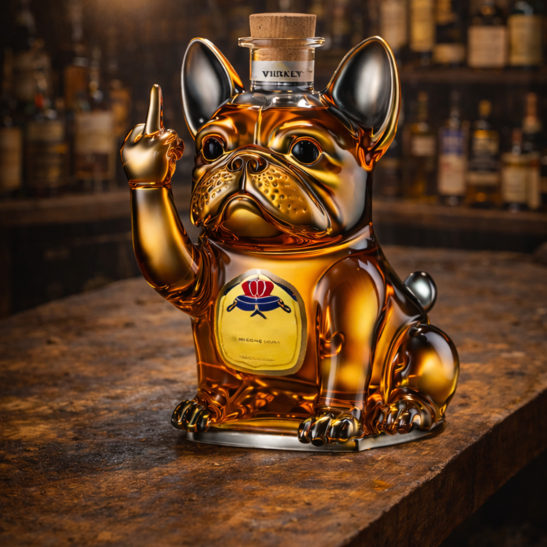 Dean | Whisky Bottle Dog Design