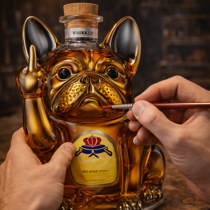 Dean | Whisky Bottle Dog Design