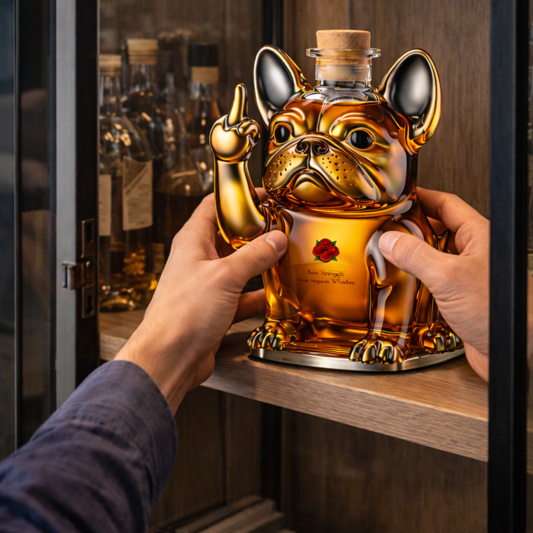 Dean | Whisky Bottle Dog Design