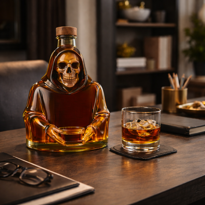 Roger | Whisky Bottle Death Design