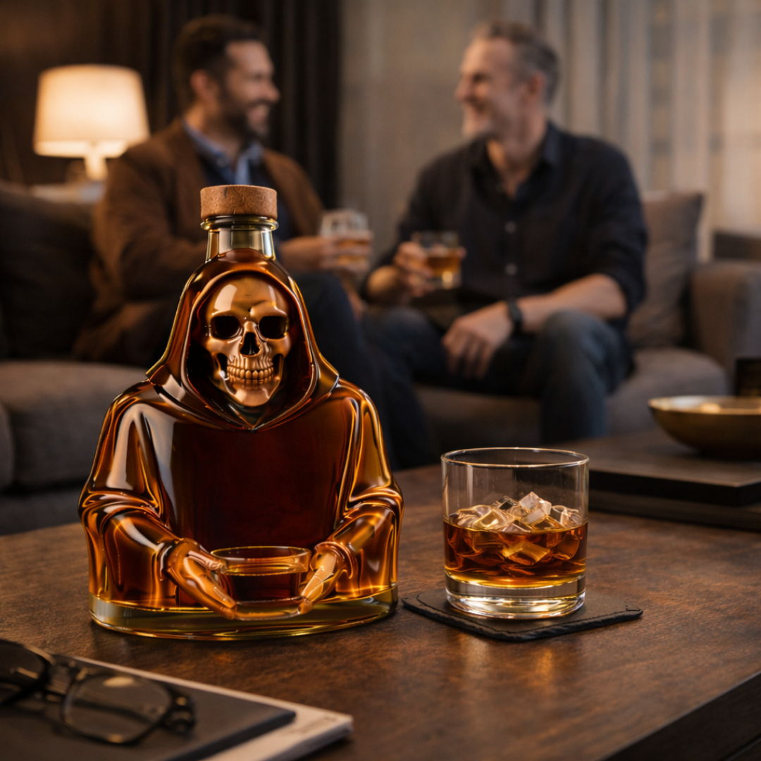 Roger | Whisky Bottle Death Design
