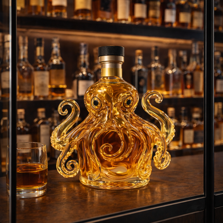 Dale | Whisky Bottle Octopus Design