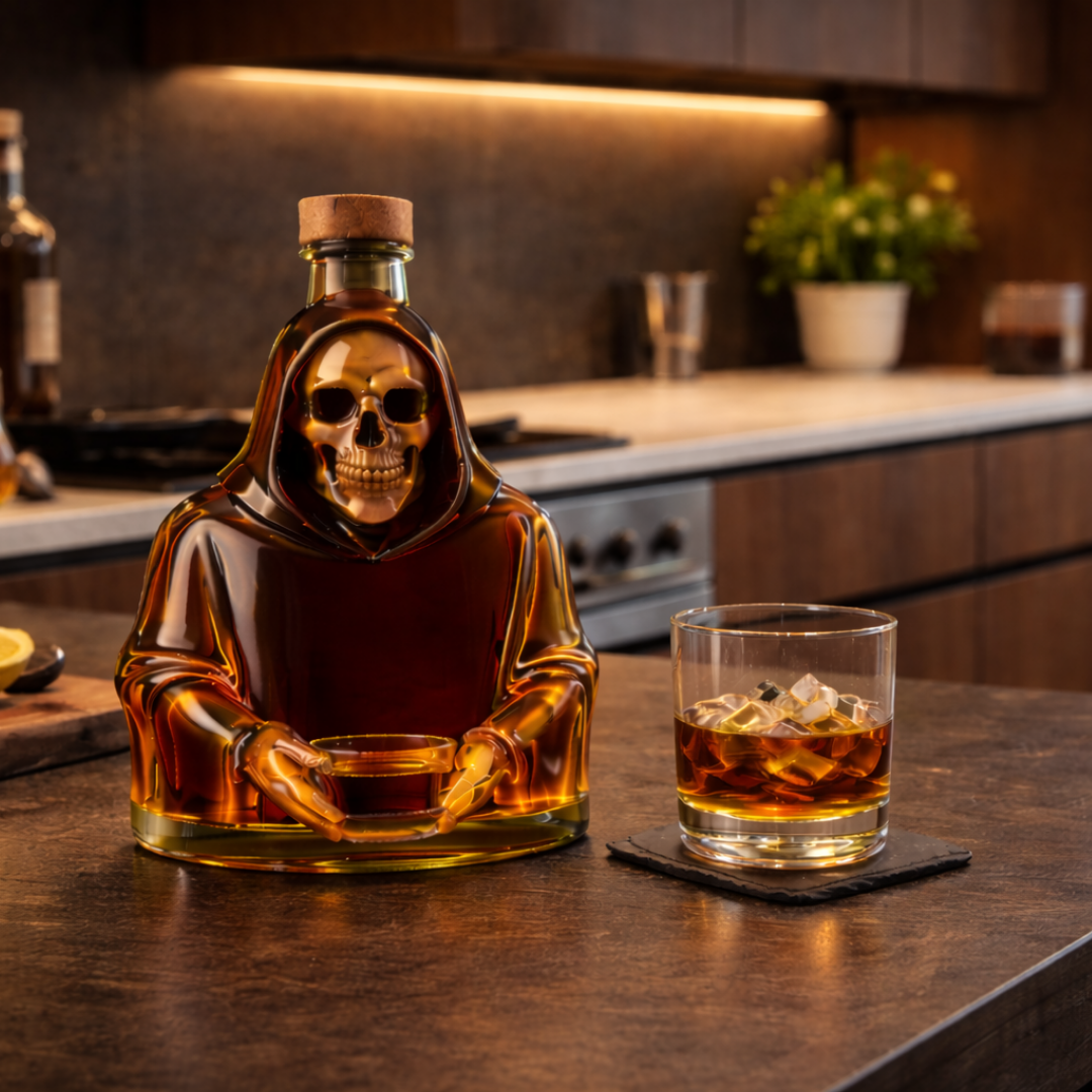 Roger | Whisky Bottle Death Design
