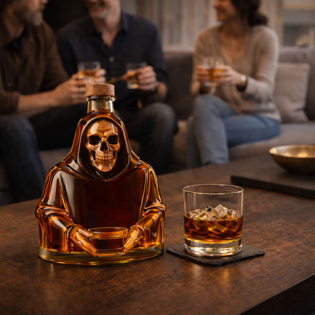 Roger | Whisky Bottle Death Design