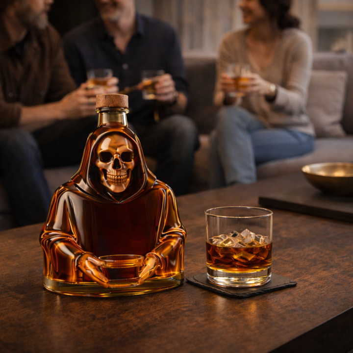 Roger | Whisky Bottle Death Design