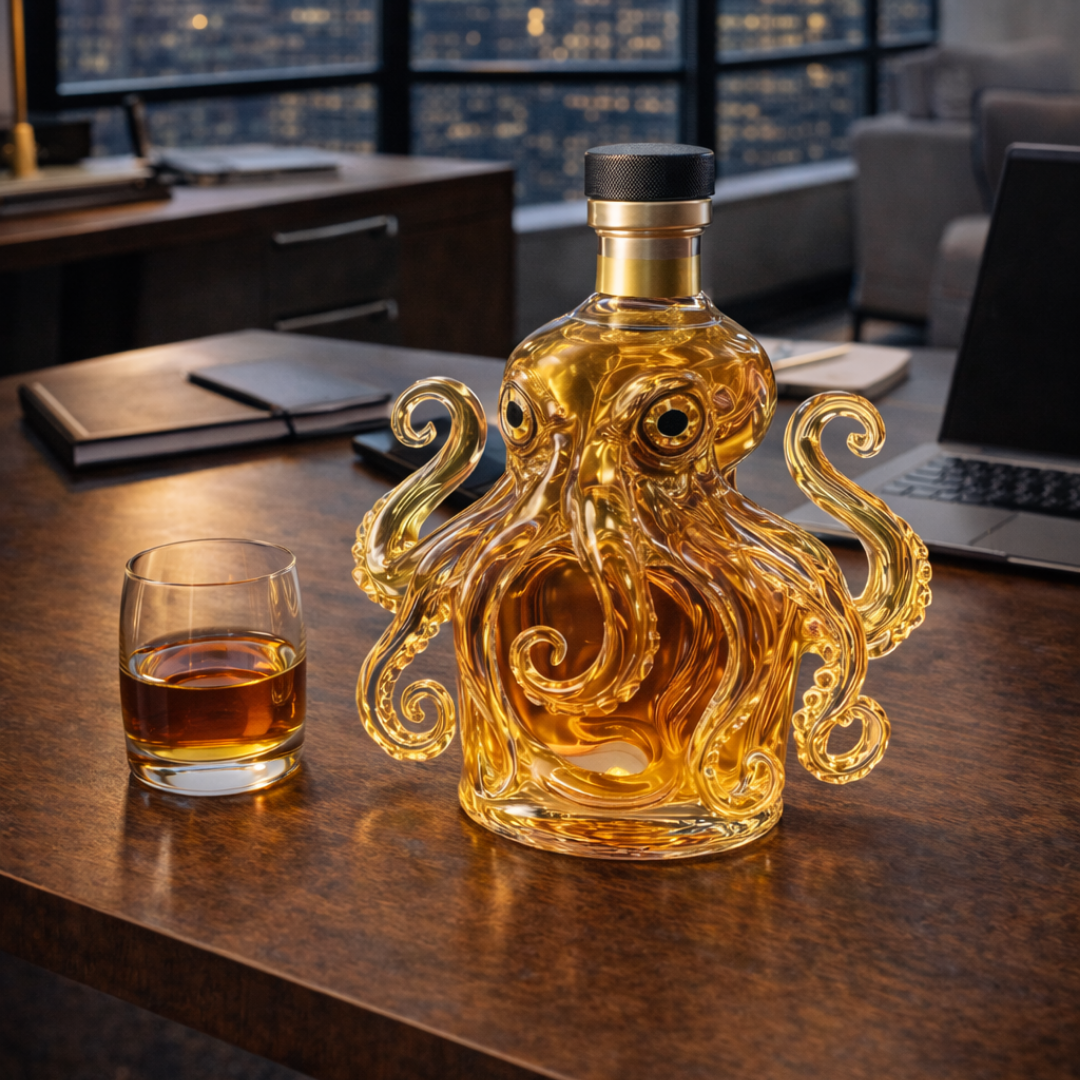 Dale | Whisky Bottle Octopus Design