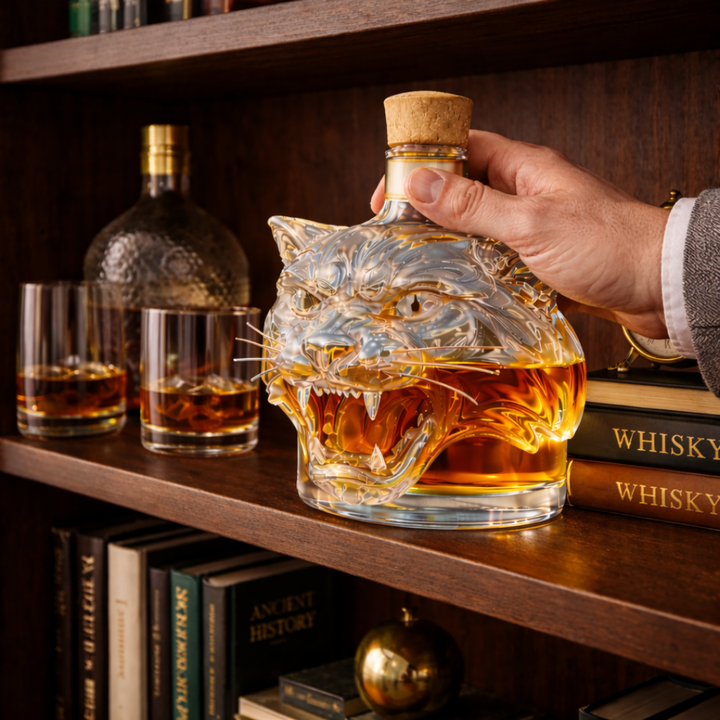 Joseph | Whisky Bottle Tiger Design