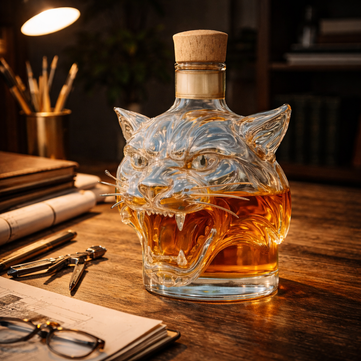 Joseph | Whisky Bottle Tiger Design