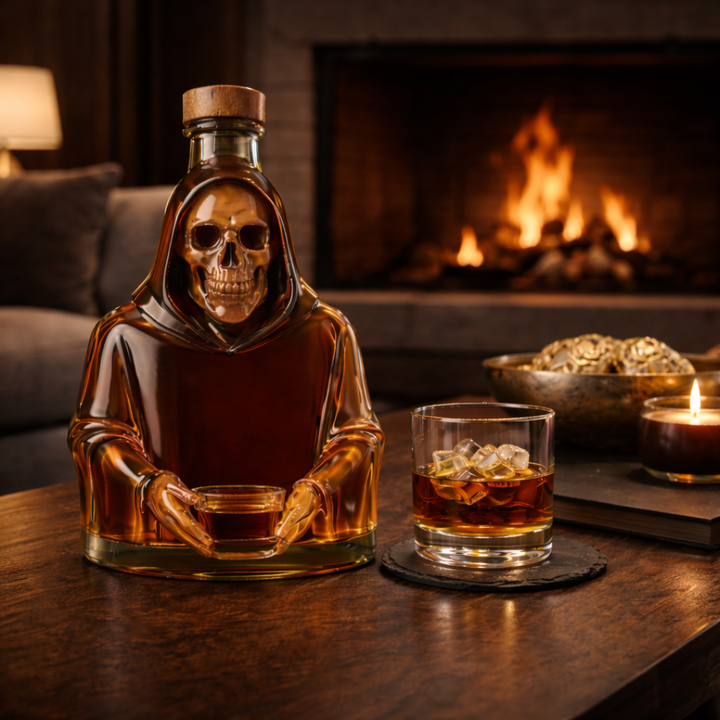 Roger | Whisky Bottle Death Design