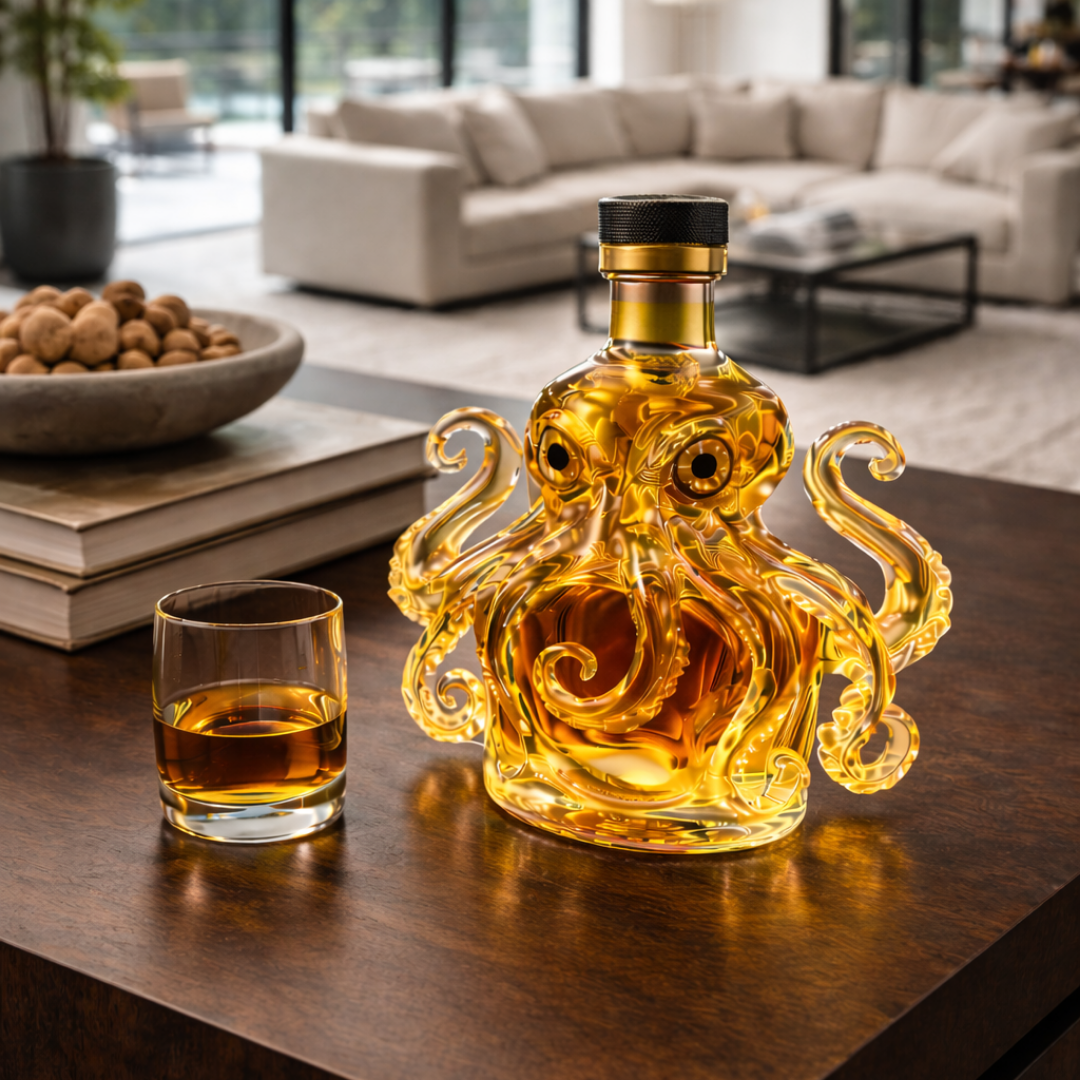 Dale | Whisky Bottle Octopus Design