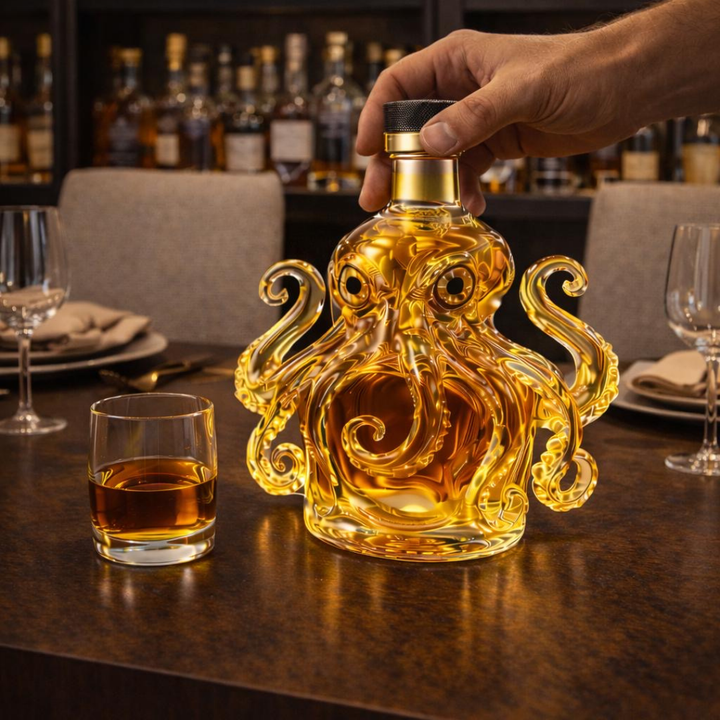 Dale | Whisky Bottle Octopus Design