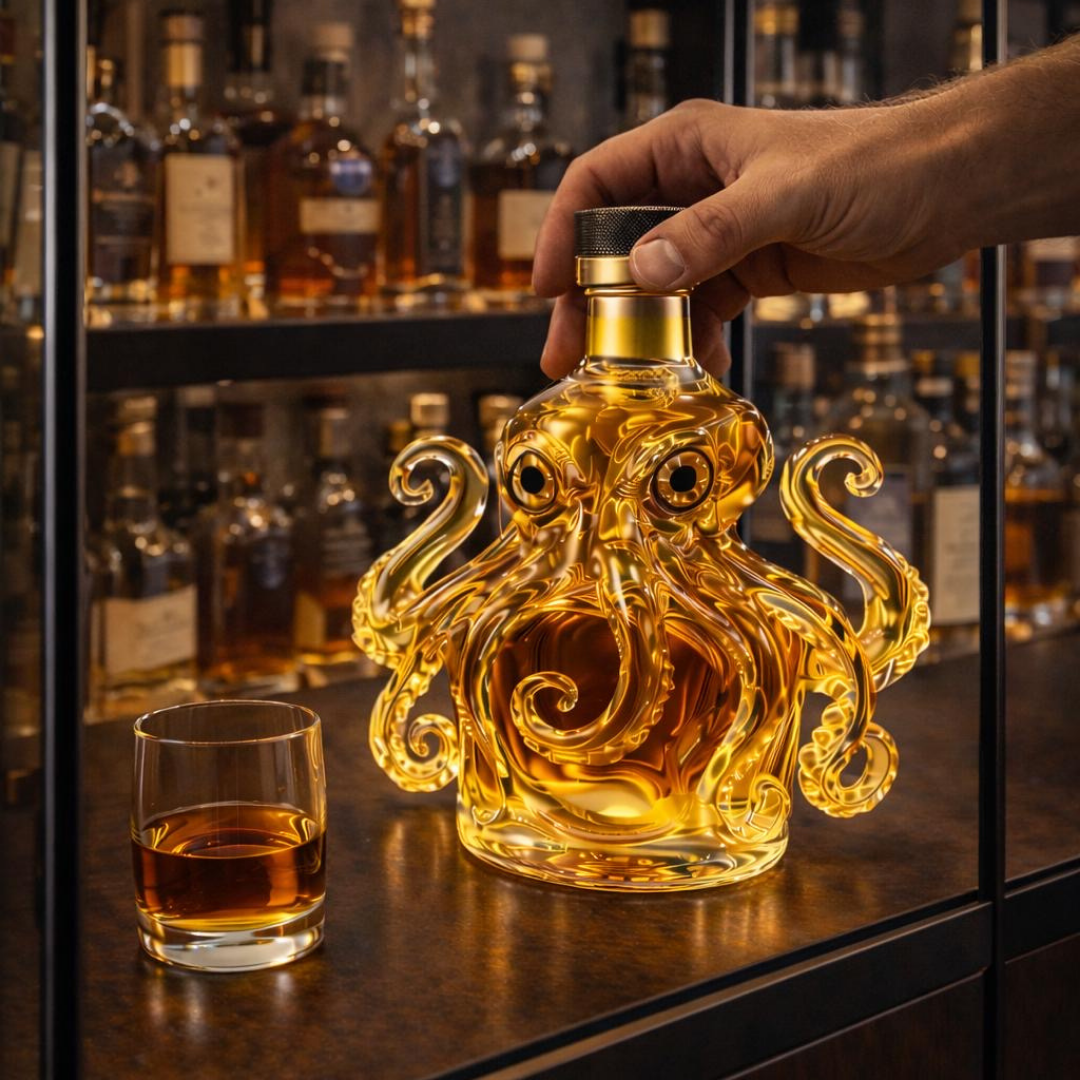 Dale | Whisky Bottle Octopus Design