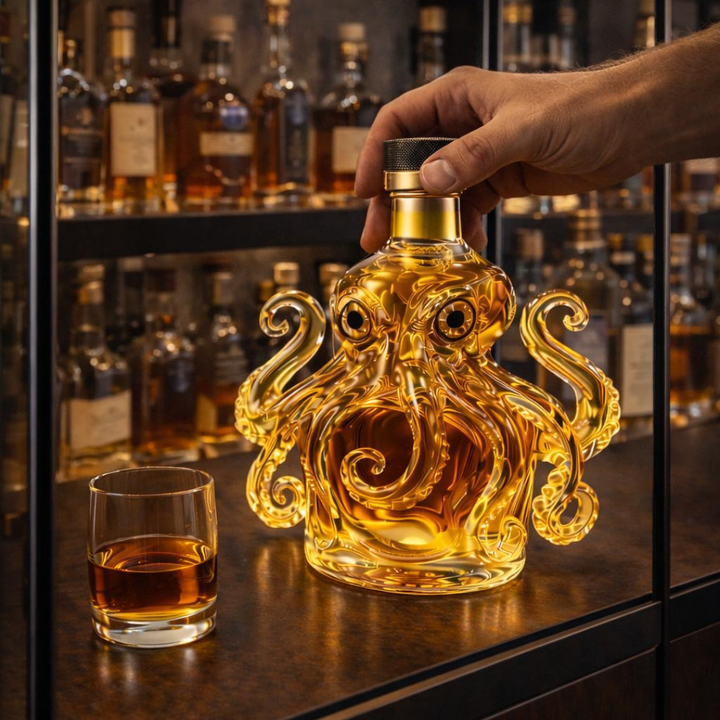 Dale | Whisky Bottle Octopus Design
