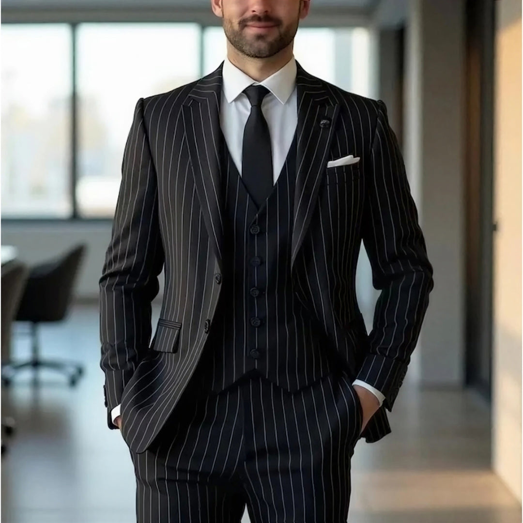 Sullivan | Pinstripe Three-Piece Suit