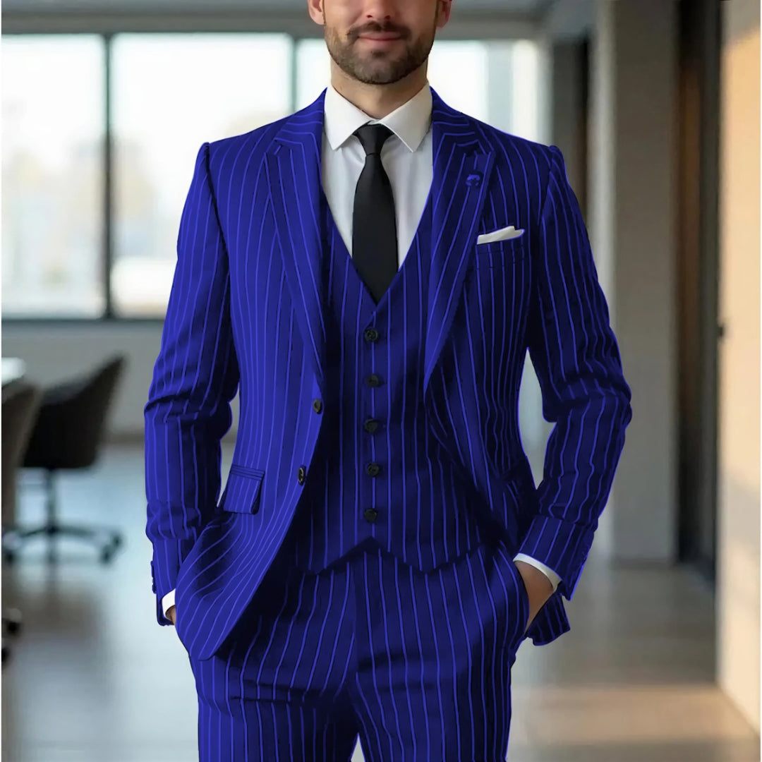 Sullivan | Pinstripe Three-Piece Suit