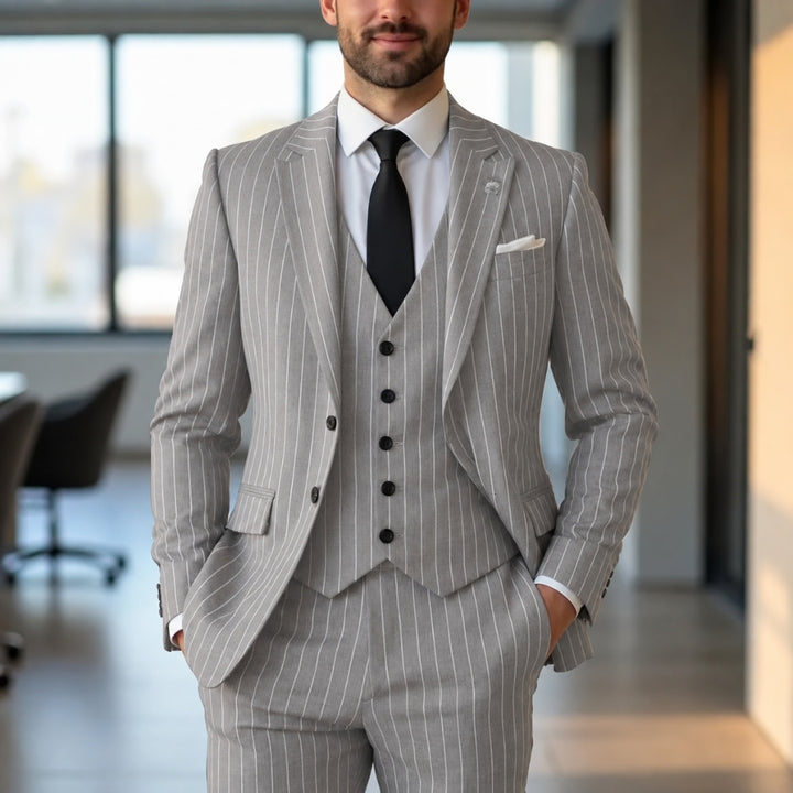 Sullivan | Pinstripe Three-Piece Suit